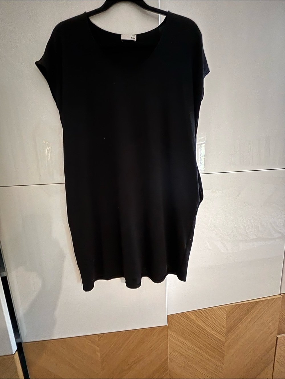 Wilfred Black Short Sleeve Tunic Dress